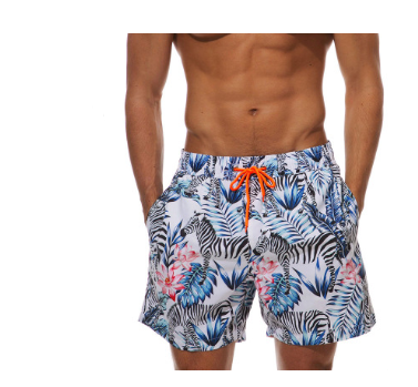 Men's Quick-Dry Loose-Fit Printed Beach Shorts